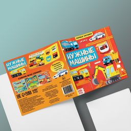 Книга с окошками Нужные машины, 10 стр. - Буква-ленд фото 3