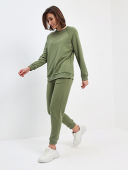 Свитшот женский KATHARINA KROSS KK-SK-008K-оливковый фото 3