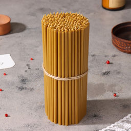 Церковная свеча из воска №60, темный натуральный, 1кг - Simaland фото 3