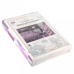 Постельное белье, комплект Евростандарт "Идиллия" белый, 4 предмета: пододеяльник 200х215см, простыня 220х240см, 2 наволочки 50х70см, поплин 115г/м2, хлопок 100%, упаковка "классическая" ПВХ 34,5х41см, "Домашняя мода" (Россия)