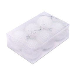 Набор новогодних украшений "Рождественская сказка" (6шт х 7см)