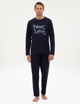 Lacivert Pijama Tak_m_ - Pierre cardin фото 4