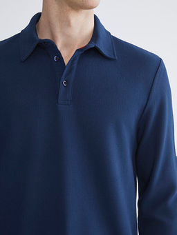 Polo Yaka Uzun Kollu Erkek Ti??rt