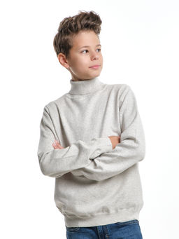 Джемпер (водолазка) 33-12240 св.серый