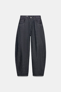 JEANS TRF BARREL TIRO ALTO / ?ndigo oscuro - Zara фото 4