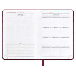 Ежедневник датированный 2024 ESCALADA, А6+, 176 л., арт. 63788/ 20 САРИФ БОРДОВЫЙ  фото 8