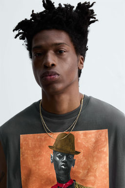 PRINTED & EMBROIDERED TANK TOP  OTIS KWAME KYE QUAICOE - Zara фото 5