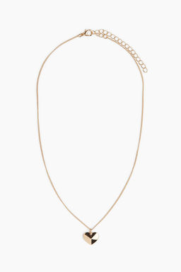 Collar con colgante de corazon