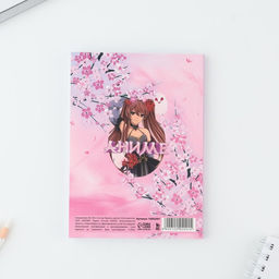Ежедневник А6, 80 л. Мягкая обл. Аниме девушка - Artfox фото 5