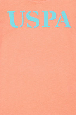 Детская базовая футболка с круглым вырезом Salmon - U.s. polo assn фото 3