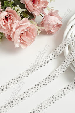 Тесьма эластичная с рисунком 1,5 см*10 м (SF-368-22/Ш) белый - Больше подарков фото 2