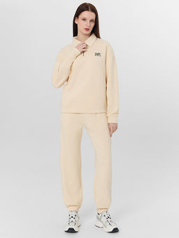 Джемпер женский молочный с застежкой-молнией - Mark formelle фото 8