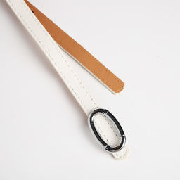 Ремень женский, ширина 1 см, пряжка металл, цвет белый - Simaland фото 4