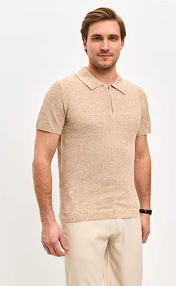 Футболка лен F111-07LN l.beige - Fine joyce фото 8