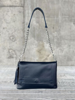 Женская кожаная сумка через плечо 8722-9 Д.Блу - Sergio valentini фото 2