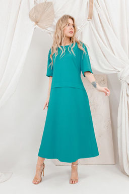 Платье AMORI 9682 бирюза