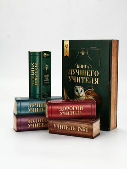 Подарочный набор Книга лучшего учителя, соль для ванны 5 шт. ? 200 г, Чистое счастье