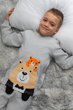 Хлопковая пижама для мальчика Bonito  фото 10