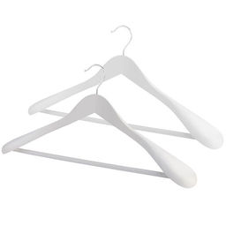 Набор вешалок дерев., 2 шт., с расшир. плеч., 44.5*23*5.8 см, JAPANESE WHITE, шт - Valiant фото 14
