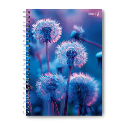 "Светоч" Т221 Тетрадь общая с твердой обложкой, матовая ламинация A4 160 л. на гребне 65 г/кв.м , белизна 100 % 2 шт. клетка 01575 Воздушный цветок