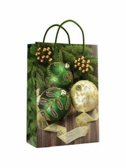 Пакет подарочный 11-02 Новый Год (26,5*16,5*7см). 12