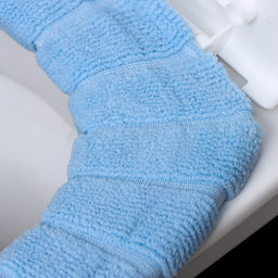 Чехол мягкий накладка на крышку и сиденье унитаза, голубой