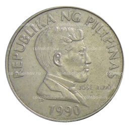 1 песо 1990 года Филиппины