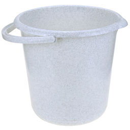 Ведро пластмассовое 5л, д22см, h23см, мраморный (Россия) - Домашняя мода фото 2