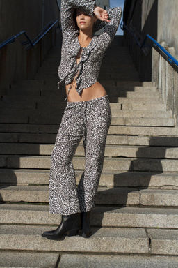 PYJAMA-STYLE TROUSERS