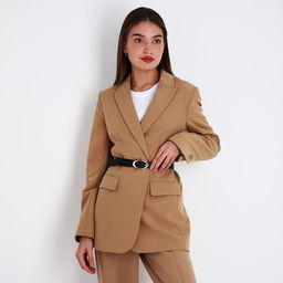 Ремень женский, ширина 2,3 см, пряжка металл, цвет чёрный - Simaland фото 3