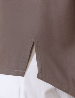 Блузка с коротким рукавом из вискозы с лиоцеллом - Vilatte фото 4