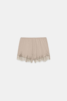 SHORTS BORDADOS / Marr?n / Topo - Zara фото 5