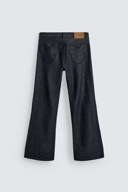 FLARE FIT JEANS WITH PATCHES HARRY LAMBERT FOR ZARA X DISNEY  фото 7