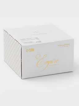 Чайная пара WY Empire, чашка 250 мл, блюдце d=10.4 см, фарфор, белая