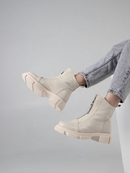 Ботинки 330.21074m.Бежевый/Шерсть