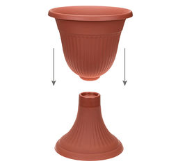 Кашпо-вазон Ливия D35 см высокий М3203