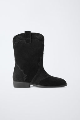SPLIT SUEDE COWBOY BOOTS, CHARACTERISTICS - Zara фото 7