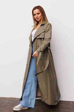 Плащ AURA 7036-164 олива