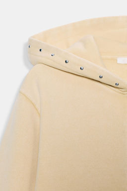 HOODIE WITH STUDS - Zara фото 3