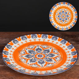 Блюдо круглое 27 см керамика / ZY012 /уп 36/ - Галеонтрейд фото 6