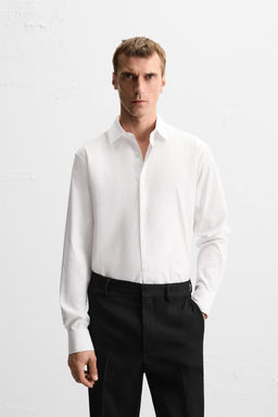 TEXTURED REGULAR FIT SHIRT - Zara фото 2