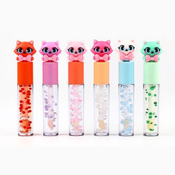 Блеск для губ «Кошечка» для девочек, тон прозрачный, 8 мл МИКС