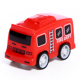 Набор машин «Пожарная», 4 машинки и вертолёт, инерция