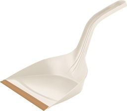 Цена за 2 шт. Совок Spin&Clean Wood, с ручками 21 см, с кромкой, сливочный/бук SC540410000