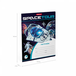 Цена за 280 шт. Тетрадь школьная ученическая ErichKrause Space Tour, 12 листов, клетка (в плёнке по 10 шт.)  фото 10