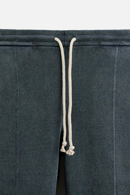 WASHED KNIT JOGGER TROUSERS - Zara фото 24