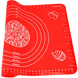 30495-1 Коврик силикон 38х28см.красный MB (х72)