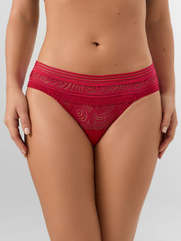 Цена за 2 штуки! Трусы слипы женские красные кружевные - Mark formelle фото 2