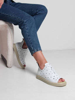 Босоножки 1059.0132gr. Белый зеленый