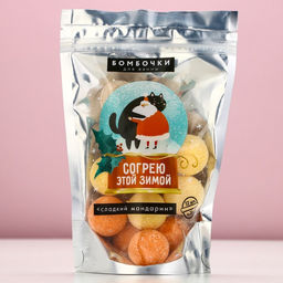 Набор бомбочек для ванны Согрею этой зимой!, 12 х 20 г, аромат мандарина - Чистое счастье фото 5